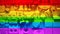 Rainbow Pride Vibrant LGBTQ Musical Wall Equipment Instrument Production Wall