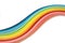 Rainbow quilling paper strips