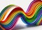 Rainbow quilling paper strips