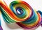 Rainbow quilling paper strips