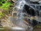 Rainbow Reflected Beneath Beaver Meadow Falls in Adirondacks