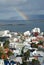 Rainbow in Reykjavik, a colourful city