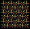 Rainbow rhombus colopful pattern