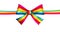 Rainbow Ribbon Bow