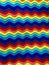 Rainbow ripple crochet