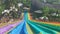 Rainbow slide in the semilir village