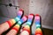 Rainbow socks