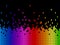 Rainbow Soundwaves Background Means Musical Playing Or DJ