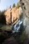 Rainbow in South Clear Creek Falls, Rio Grande National Forest,