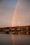 Rainbow on Southwest harbor