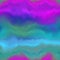 Rainbow space dyed watercolor wave texture background. Seamless tropical vibrant 80s boho style pattern. For retro hippy