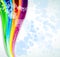 Rainbow Spectrum Background for Brochure or Flyers