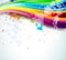 Rainbow Spectrum Background for Brochure or Flyers