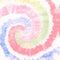 Rainbow Spiral Shibori Pattern. Indigo Swirl Watercolor Vintage. Violet Acrylic Graphic. White Hard Grunge. Colorful Bohemian Fash