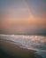 A rainbow at sunset, Cryder Beach, Southampton, New York