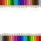 Rainbow Template Colorful Pencils