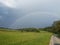 The rainbow after thunderstorm