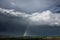 Rainbow and thunderstorm, Rapid City, South Dakota