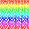Rainbow Triangular Shapes Seamless Background