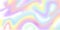 Rainbow unicorn background. Holographic fantasy illustration in pastel colors. Cute cartoon girly background. Bright
