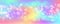 Rainbow unicorn pastel background with glitter stars. Pink wavy fantasy sky. Holographic space with bokeh. Fairy