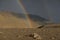 Rainbow at Vatnajokull National Park Iceland
