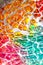 Rainbow Vibrant Coloured Shattered Glasss Mosaic Background