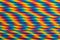 Rainbow vibrant multicolored striped paper straws