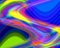 Rainbow vivid waves lines forms, abstract texture and background