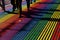 Rainbow walkway