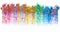 Rainbow Washi Tape Header