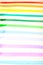 Rainbow watercolor banner underline background isolated