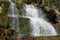 The rainbow in the waterfall