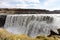 Rainbow on the waterfall Dettifoss. VatnajÃ¶kull National Park in northeast Iceland. The most powerful waterfall in Europe.