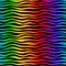 Rainbow waves seamless pattern backgrownd. Bright colors and black. Hand-drawn abstract curves.