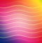 Rainbow Wavy Color Bars