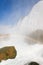 Rainbows at Niagara Falls American side with rainbow in mist