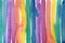 Rainbows Stripes Hand Painted Watercolor Pattern