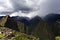 Rainclouds above Machu Picchu, Peru