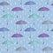 Raindrop background. Rainstorm Seamless Pattern. Rainy weather o