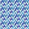 Raindrops vector background in blue colors