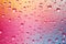 Raindrops on a Windowpane Valentine Day background