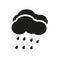 Rainfall icon. Trendy Rainfall logo concept on white background