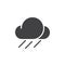 Rainfall icon vector