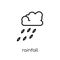 Rainfall icon from Weather collection.