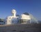 Rainforest and living quarters of Biosphere 2 at Oracle in Tucson, AZ