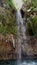The Always raining canyon Panta Vrehei with waterfalls in Karpenissi Greece