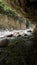 The Always raining canyon Panta Vrehei with waterfalls in Karpenissi Greece