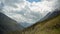 Rainstorm clouds, alpine time lapse