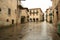 Rainy aspect of Spain in Pontevedra